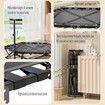 Foldable Mini Trampoline , 150KG Max Weight Capacity, Fitness Exercise Rebounder for Adults & Kids, Indoor/Outdoor Trampoline for Home Gym/Garden
