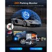 Dash Cam Front and Rear,4K+2K Full HD Dual Dash Camera,Built-in 5G WiFi with 64GB Card,GPS,UHD 2160P Night Vision,App Control,HDR,24H Parking Momitor