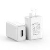 5v1A USB Wall charger Universal Portable Travel Power Adapter Plug for Drones,TV Sound Bar,Fire TV Stick,Headphones,Ear Buds,MP3,MP4,White