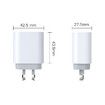 20W GaN Type Quick Charger Fast Type C Type A Compatible with iPhone 16 Pro Max/16 Plus/16 Pro/16/15/14, MacBook Pro, iPad Switch, Galaxy S24/S23
