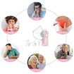 Portable Nebulizer with 3 Adjustable Speed, for Teens and Kids, Rechargeable Handheld Nebulizer for Breathing (Full Pink)