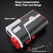 1200YDS Laser Golf Rangefinder with Slope, 6X Magnification,Fast Focus,3 Models Flag Pole Locking Vibration, Rechargeable with Stripe