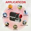 1200YDS Laser Golf Rangefinder with Slope, 6X Magnification,Fast Focus,3 Models Flag Pole Locking Vibration, Rechargeable with Stripe