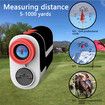 1200YDS Laser Golf Rangefinder with Slope, 6X Magnification,Fast Focus,3 Models Flag Pole Locking Vibration, Rechargeable with Stripe