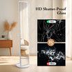 Full Length Mirror Tall Floor Free Standing Body Long Dressing Makeup Hallway Bedroom Coat Rack Vintage Rotatable Storage White 30x20x164cm