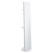 Full Length Mirror Tall Floor Free Standing Body Long Dressing Makeup Hallway Bedroom Coat Rack Vintage Rotatable Storage White 30x20x164cm