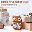 Inspirational Emotional Positive Crochet Owl Support Easter Baskets Stuffer Gifts for Kids Daughter Son Teenagers