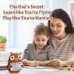 Inspirational Emotional Positive Crochet Owl Support Easter Baskets Stuffer Gifts for Kids Daughter Son Teenagers