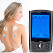 TENS EMS Muscle Stimulator Machine Electric Portable Back Neck Massager Nerve Knee Rechargeable Massage Unit Device 24 Modes