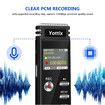32GB Portable Voice Activated Recorder with MP3 Player, Variable Speed and Password, Upgraded Metal Casing Digital Tape Recorder for Lectures