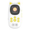 64GB Music MP3 Player for Kids, Cute Bunny Kids Music MP3 Player with Bluetooth, MP3 and MP4 Players with Speaker, Yellow
