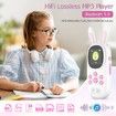 64GB Music MP3 Player for Kids, Cute Bunny Kids Music MP3 Player with Bluetooth, MP3 and MP4 Players with Speaker, Pink
