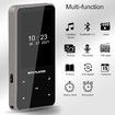 64GB Portable Bluetooth MP3 Player with Clip, Wireless Mini Digital HiFi Lossless Sound Music Players with 2.4 Inch Screen