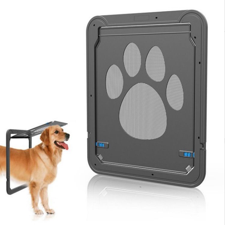 Big Pet Door 41cm×37cm Cat Dog Door Screen Window Installation Free Access
