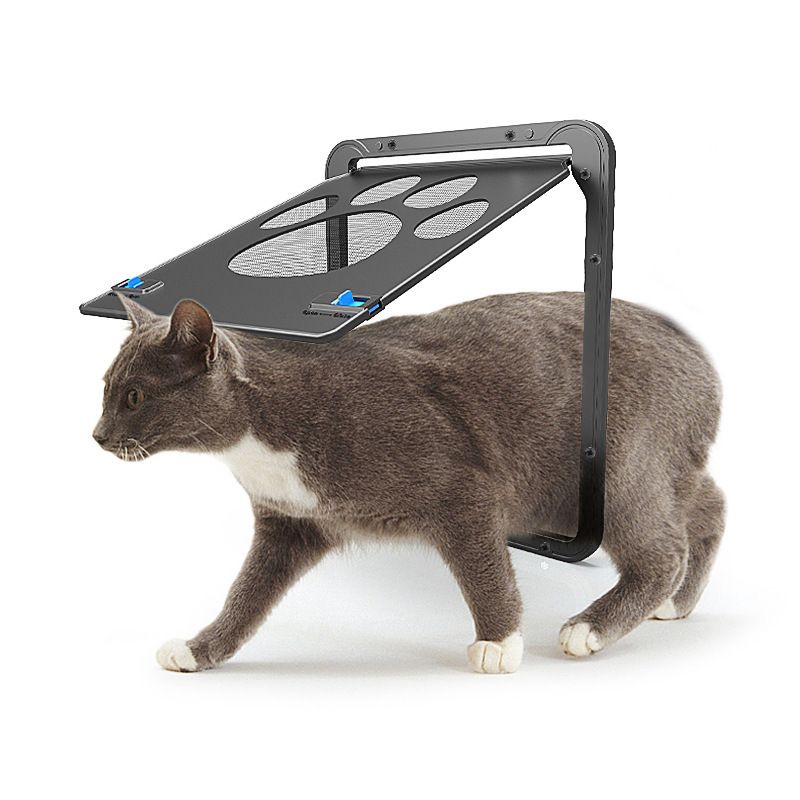 Small Pet Door 29x24x1cm Cat & Dog Door Screen Window Installation Free Access