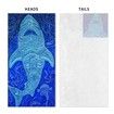 Quick Dry Pool Towels,2 in 1 Beach Towel Absorbent Camping Towels Fold in a Bag Storage Bag,Foldable,For Pool,Bathroom,Camp