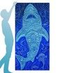 Quick Dry Pool Towels,2 in 1 Beach Towel Absorbent Camping Towels Fold in a Bag Storage Bag,Foldable,For Pool,Bathroom,Camp