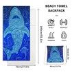 Quick Dry Pool Towels,2 in 1 Beach Towel Absorbent Camping Towels Fold in a Bag Storage Bag,Foldable,For Pool,Bathroom,Camp