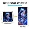 Quick Dry Pool Towels,2 in 1 Beach Towel Absorbent Camping Towels Fold in a Bag Storage Bag,Foldable,For Pool,Bathroom,Camp