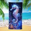 Quick Dry Pool Towels,2 in 1 Beach Towel Absorbent Camping Towels Fold in a Bag Storage Bag,Foldable,For Pool,Bathroom,Camp