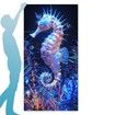 Quick Dry Pool Towels,2 in 1 Beach Towel Absorbent Camping Towels Fold in a Bag Storage Bag,Foldable,For Pool,Bathroom,Camp