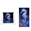 Quick Dry Pool Towels,2 in 1 Beach Towel Absorbent Camping Towels Fold in a Bag Storage Bag,Foldable,For Pool,Bathroom,Camp