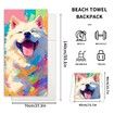Quick Dry Pool Towels,2 in 1 Beach Towel Absorbent Camping Towels Fold in a Bag Storage Bag,Foldable,For Pool,Bathroom,Camp