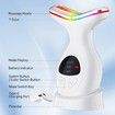 7 in 1 Facial Massager, Neck Face Massager with Vibration and Thermals, Face Sculpting Tool for Skin Care, White