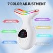 7 in 1 Facial Massager, Neck Face Massager with Vibration and Thermals, Face Sculpting Tool for Skin Care, White