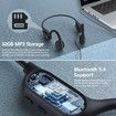 Swimming Headphones,Bone Conduction Headphones Bluetooth 5.4, IPX8 Waterproof, 32G Memory Sports Headphones