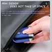 Mini Dual Head Electric Shaver, Mini Portable Razor, Washable Double Head Razor for Home, Car, Travel (Blue)