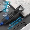 Body Hair Trimmer for Men, Groin and Ball Trimmer, Nose Hair Trimmer, Waterproof Wet/Dry Groomer, 3 in 1 Grooming Kit, LED Display