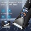 Body Hair Trimmer for Men, Groin and Ball Trimmer, Nose Hair Trimmer, Waterproof Wet/Dry Groomer, 3 in 1 Grooming Kit, LED Display