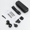 Body Hair Trimmer for Men, Groin and Ball Trimmer, Nose Hair Trimmer, Waterproof Wet/Dry Groomer, 3 in 1 Grooming Kit, LED Display