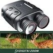 Binoculars with 1080p Infrared Night Vision Goggles,5X Digital Zoom and 800M Full Dark Viewing Distance for Taking Photos and Videos