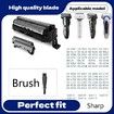 Men's Shaver Replacement Outer Foil and Inner Blades compatible for Panasonic ES9087 ES9068 ES8101 ES8103 Electric Shaver Head Cutter Blade Set
