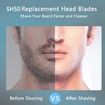 SH50/52 Replacement Whole Heads Compatible with Philips Series 5000 Electric Shavers, Whole Replacement Head Compatible with Norelco Razor Series S5000