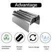 52S Blades Compatible with Braun S5 Replacement Head for Braun Series 5 Replacement Foil and Cutter,for Braun Electric Shaver