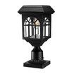 Solar Led Post Light Outdoor Garden Gate Street Pathway Security Lamp Cap Lantern Driveway Pole Pillar Energy Powered Landscape Patio Fence Yard Decor