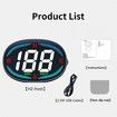 Digital Speedometer GPS HUD Universal All Cars Head Up Display Vehicle Speed Compass MPH KMH Speed Gauge Plug and Play