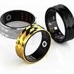 Smart Ring, Activity & Fitness Tracker Ring for Women/Men, Fitness Tracking Smart Ring with Calories and Sleep Monitoring, IP68 Waterproof (Black, 11#)