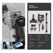 Cordless Vacuum Cleaner, 20KPA Stick Vacuum with LED Display with 40Min Detachable Battery Vacuum Cleaner for Home Hard Floor Car Carpet VC2302-E14820