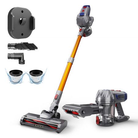 Cordless Vacuum Cleaner, Z7 150W 12Kpa Vacuum Cleaners for Home, 28 Mins Runtime Lightweight Cordless Stick Vacuum Cleaner for Hardwood Floor Carpet