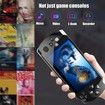 Handheld Game Console,Built-in 1200 Games 4.3In HD Screen Retro Gaming System,Portable Rechargeable Game Console with Dual Joystick,Support TV Output