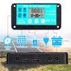 50W DC12V Solar Panel Water Pump Kit with Time Controller Submersible Motor Garden Fountain Decor Pump for Bird Bath