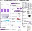 137pcs Cake Decorating Kit with Cake Turntable for Decorating,Pastry Piping Bag,Russian Piping Tips Baking Tools,Cake Baking Supplies for Beginners