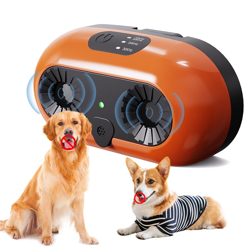 Auto Dog Bark Control Devices with 3 Modes, Ultrasonic Dog Bark Deterrent Devices, Rechargeable Dog Barking Control Devices, for Indoor & Outdoor Use