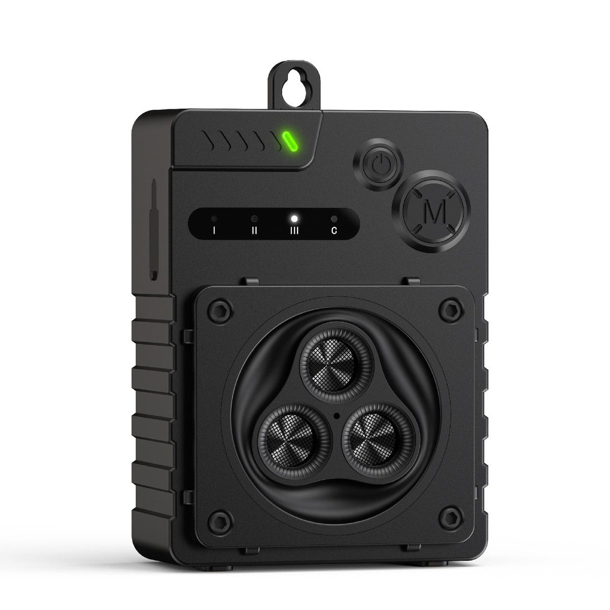 Ultrasonic Dog Bark Deterrent Devices, Rechargeable Dog Barking Control Devices, for Indoor & Outdoor Use (Black)