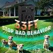 Ultrasonic Dog Bark Deterrent Devices, Rechargeable Dog Barking Control Devices, for Indoor & Outdoor Use (Black)