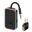 Pro Airplane Bluetooth 5.4 Transmitter for All Headphones aptX LL, Supports 2 Headphones/AirPods, Wireless Audio Adapter for in-Flight,TV,Gym,Tablets